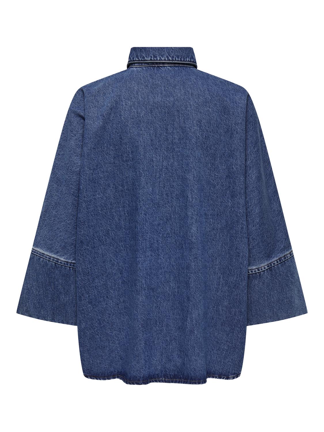 ONLGRACE L/S Denim Shirt - Blå